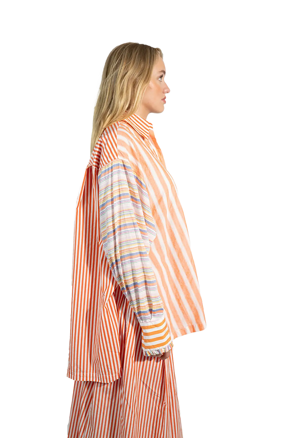 Love Joy Victory RE-BIRTH PATCHWORK BLUSE Strelitza