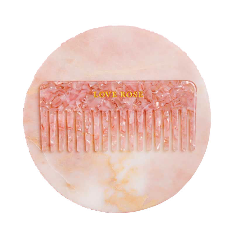 Love Rose Cosmetics Rosa Haarkamm