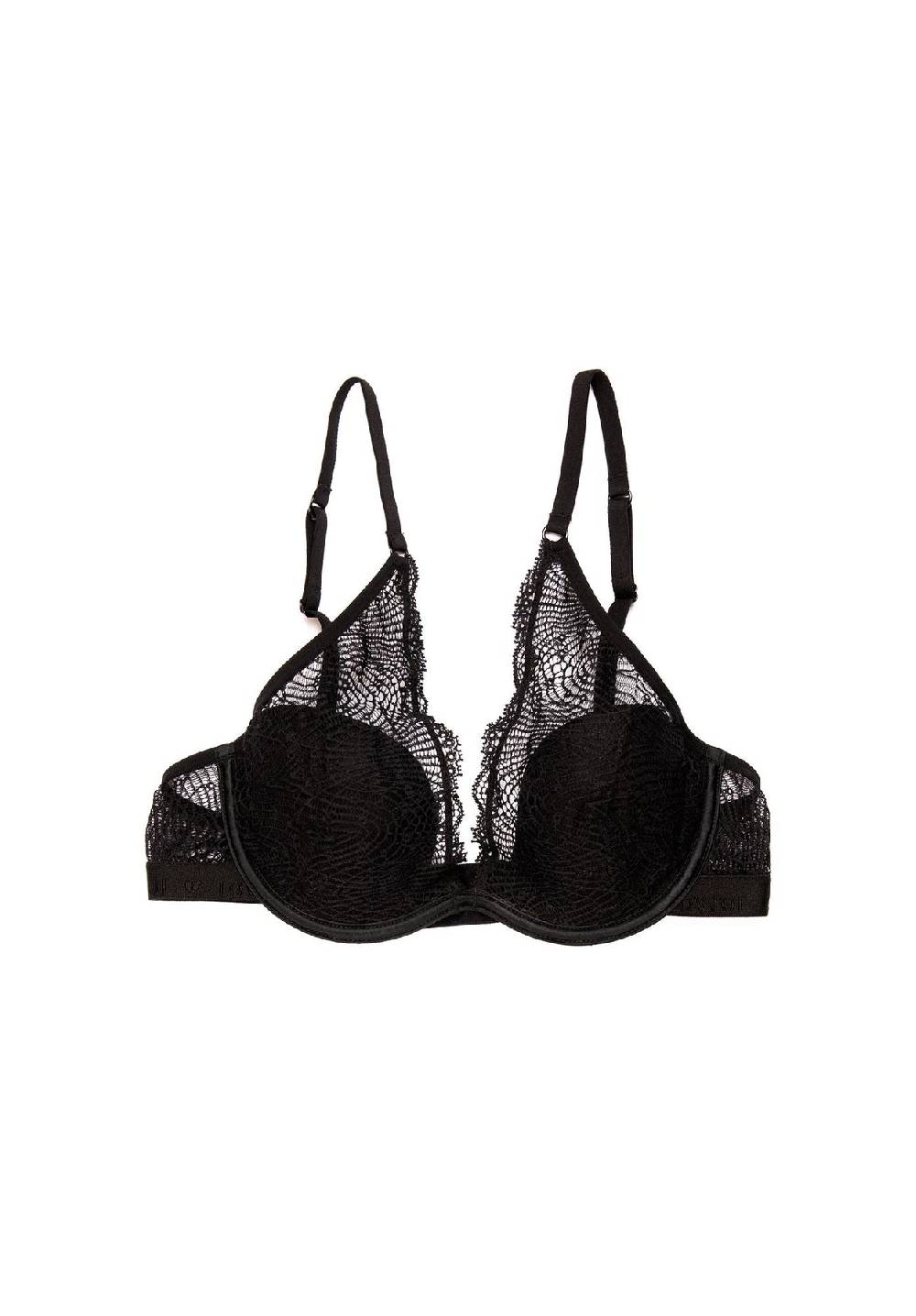 Lovjoi BH SILVER LACE WINE Black