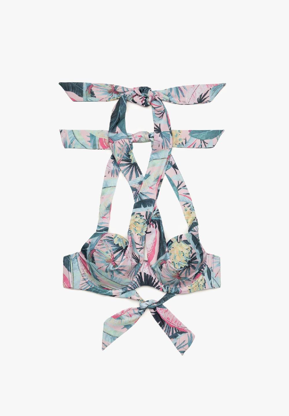 Lovjoi Bikini Top With Cup ABELIA Recycled Print