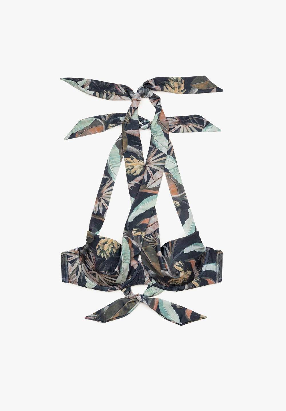 Lovjoi Bikini Top With Cup ABELIA Recycled Print