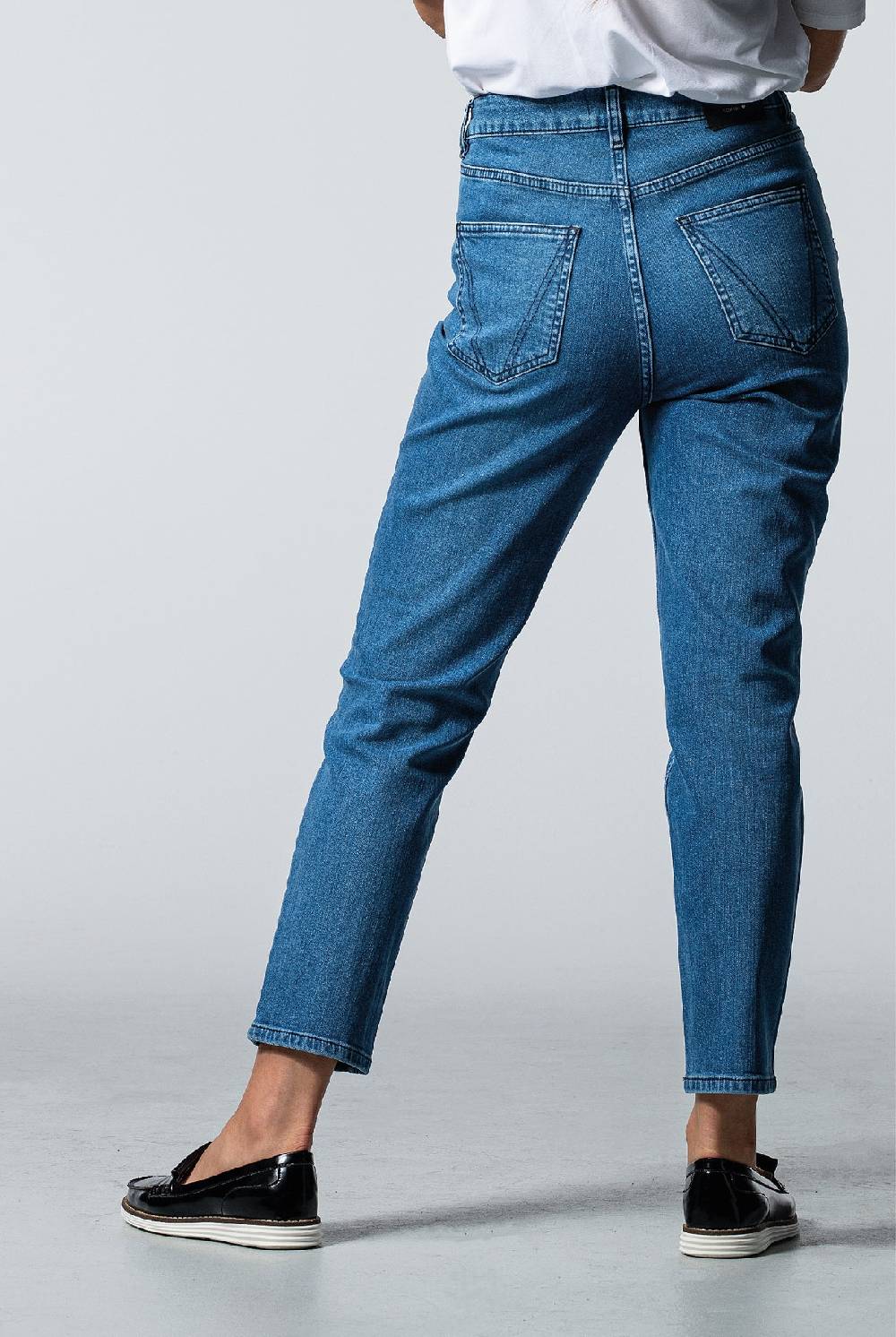Lovjoi Mom Jeans CARPINE Blue Denim