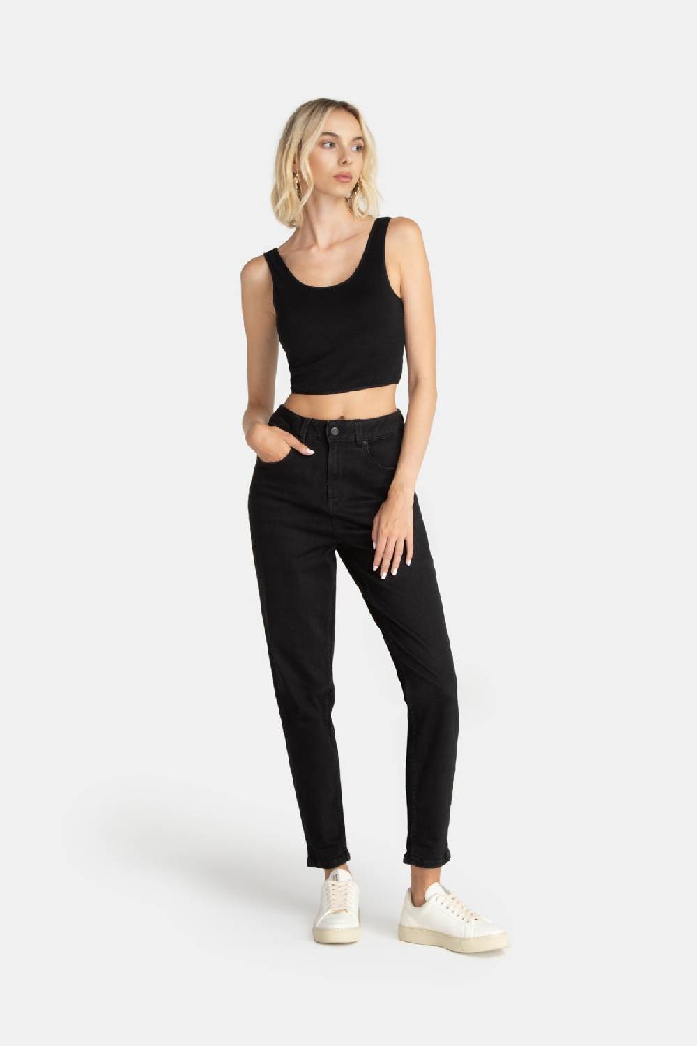 Lovjoi Mom Jeans CARPINE Used Black