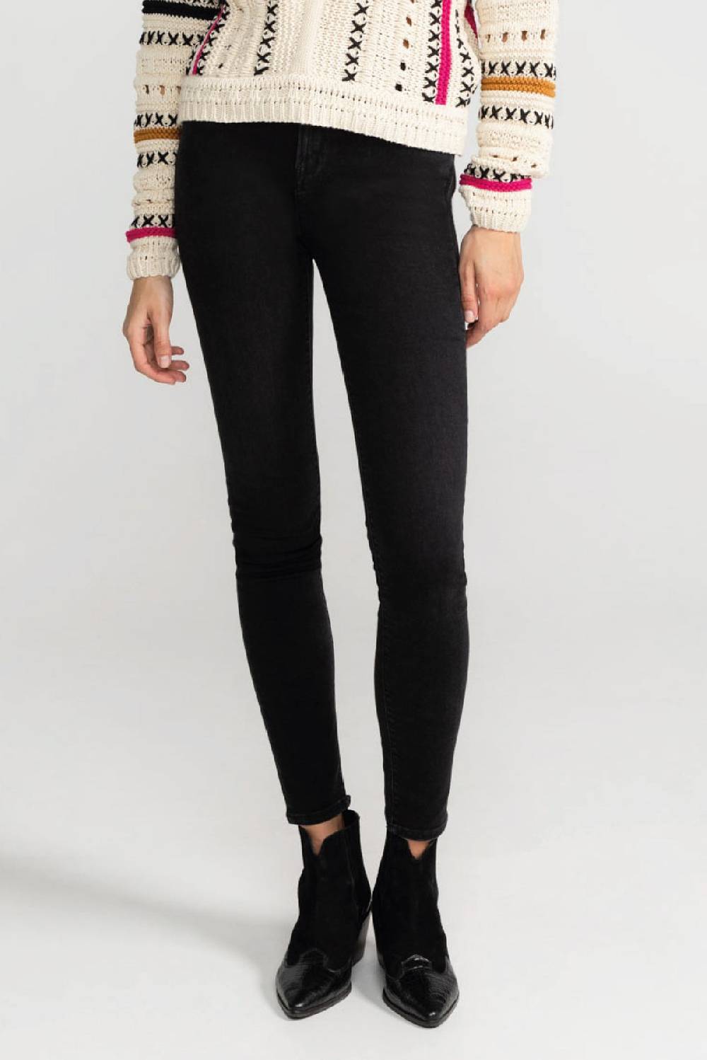 Lovjoi Skinny Jeans LEPIOTA Used Black