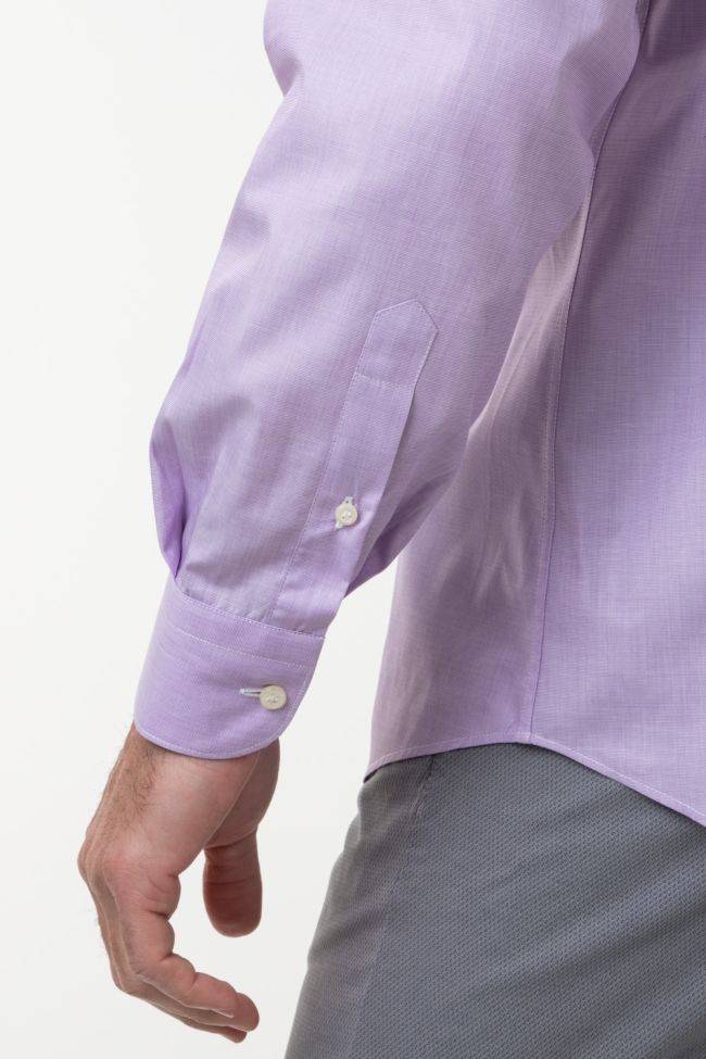 Aplomb Hemd Herren Aplomb Classic Einfarbig 100% Baumwolle Kragen Italienisch Lange Ärmel