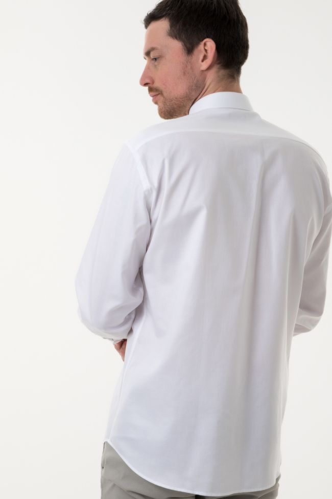 Aplomb Hemd Herren Aplomb Classic Einfarbig 100% Baumwolle Kragen Italienisch Lange Ärmel