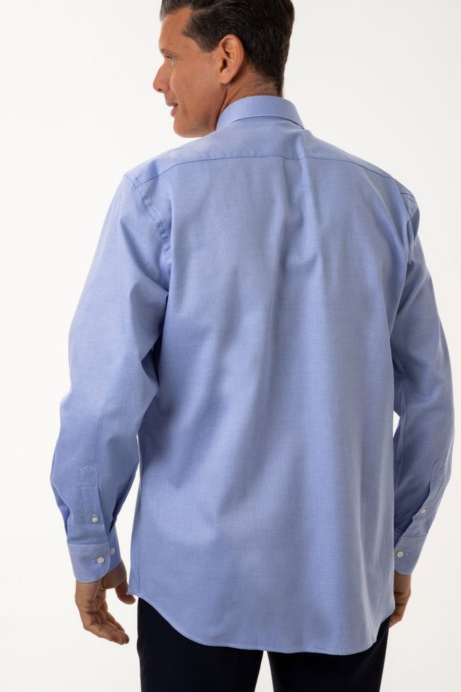 Aplomb Hemd Herren Aplomb Classic Einfarbig 100% Baumwolle Kragen Italienisch Lange Ärmel