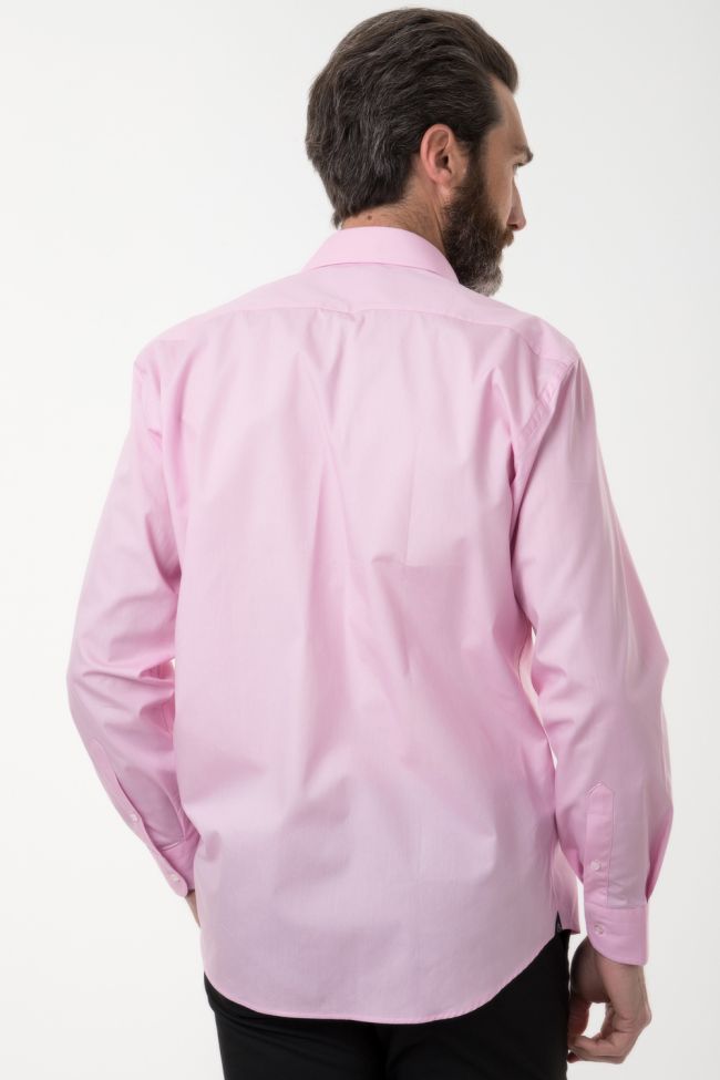 Aplomb Hemd Herren Aplomb Classic Einfarbig 100% Baumwolle Kragen Italienisch Lange Ärmel
