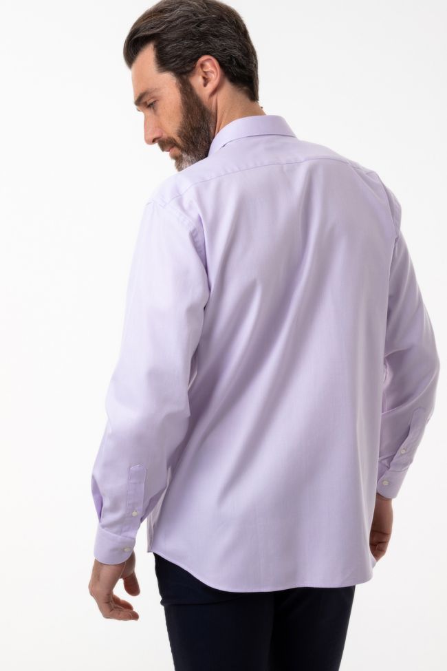 Aplomb Hemd Herren Aplomb Classic Einfarbig 100% Baumwolle Kragen Italienisch Lange Ärmel