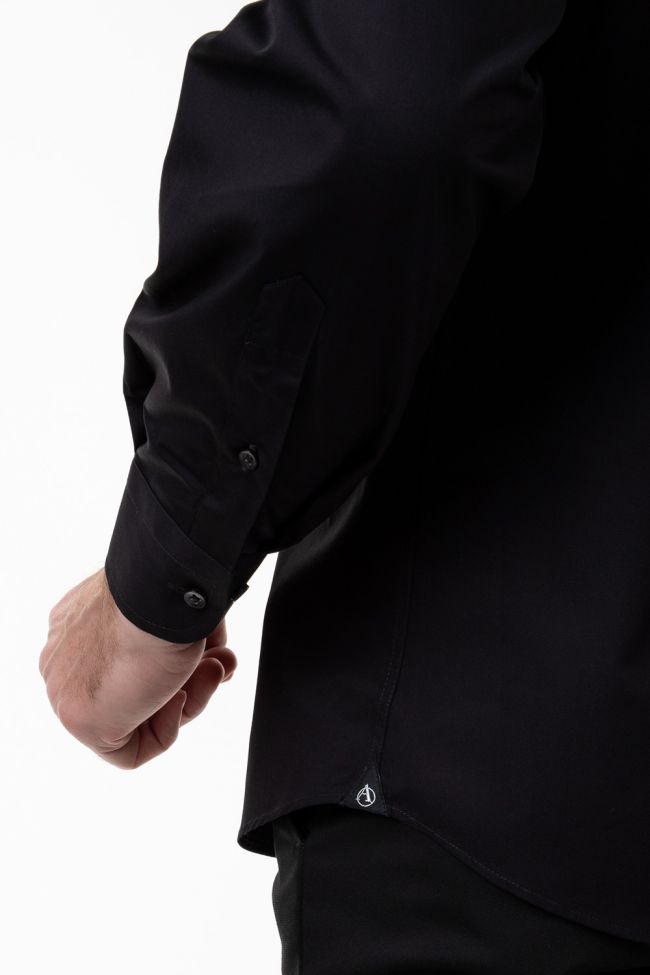 Aplomb Hemd Herren Aplomb Classic Einfarbig 100% Baumwolle Kragen Italienisch Lange Ärmel