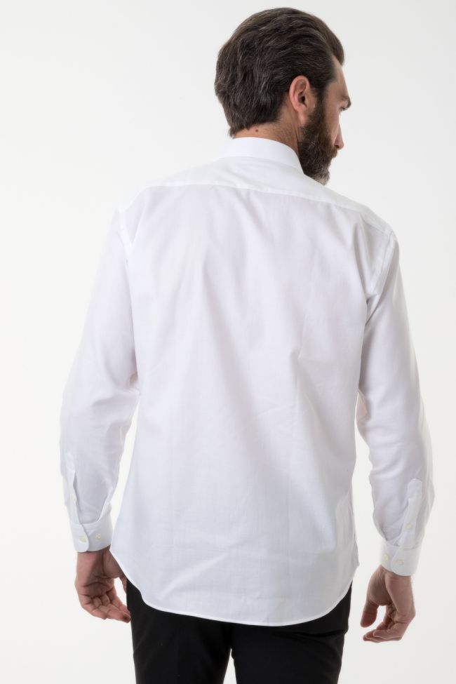 Aplomb Hemd Herren Aplomb Classic Einfarbig 100% Baumwolle Kragen Italienisch Lange Ärmel
