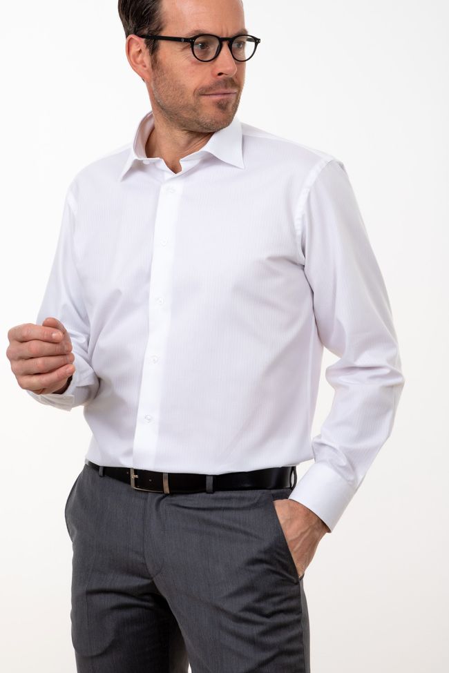 aplomb Hemd Herren Aplomb Classic Einfarbig 100% Baumwolle kragen Italienisch Lange Ärmel