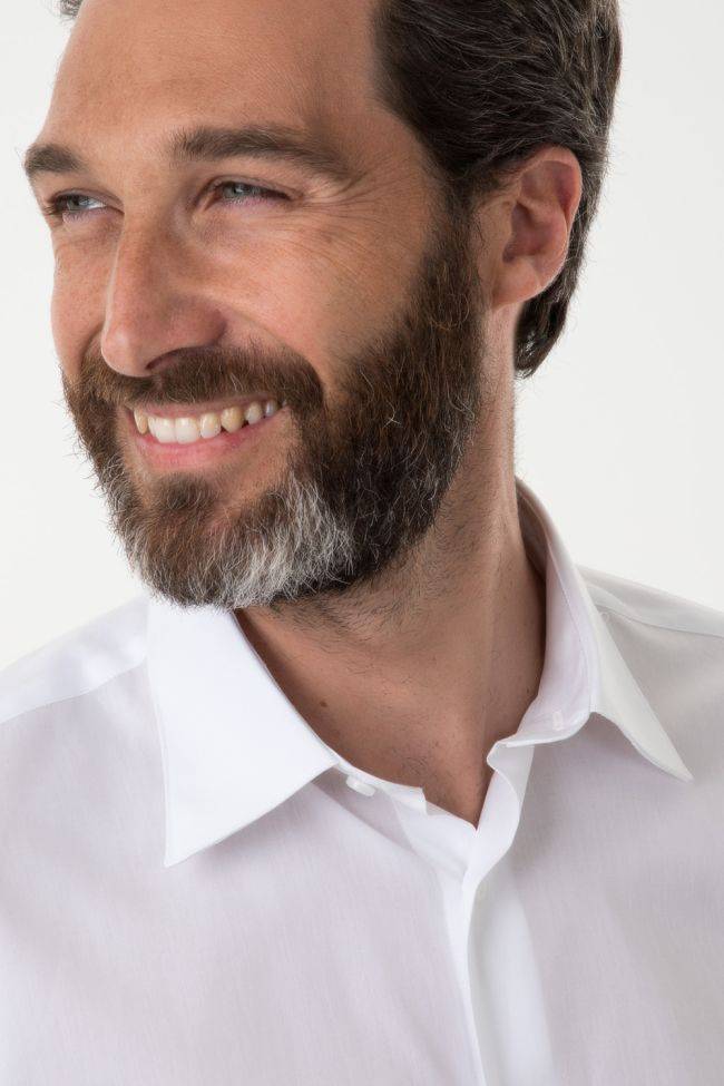 Aplomb Hemd Herren Aplomb Classic Einfarbig 100% Baumwolle Kragen Italienisch Lange Ärmel