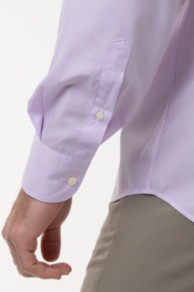 Aplomb Hemd Herren Aplomb Classic Einfarbig 100% Baumwolle Kragen Italienisch Lange Ärmel