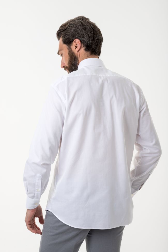 Aplomb Hemd Herren Aplomb Classic Einfarbig 100% Baumwolle Kragen Italienisch Lange Ärmel