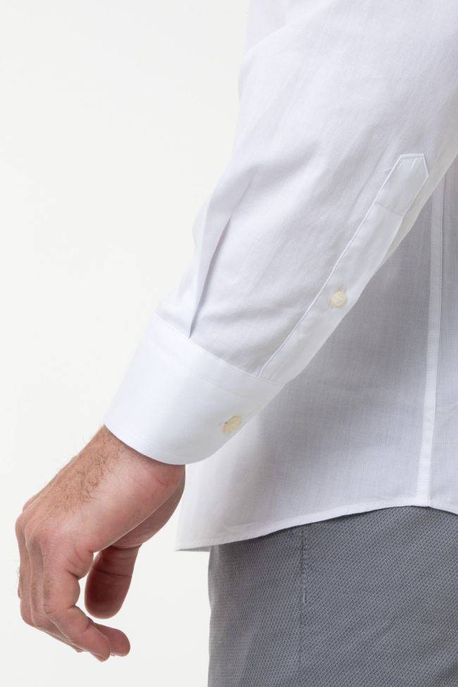 Aplomb Hemd Herren Aplomb Classic Einfarbig 100% Baumwolle Kragen Italienisch Lange Ärmel