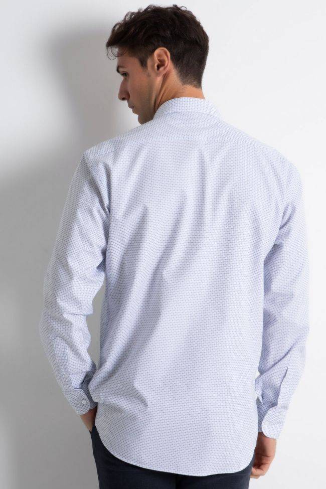Aplomb Hemd Herren Aplomb Classic Halb Unifarben 100% Baumwolle Kragen Italienisch Lange Ärmel