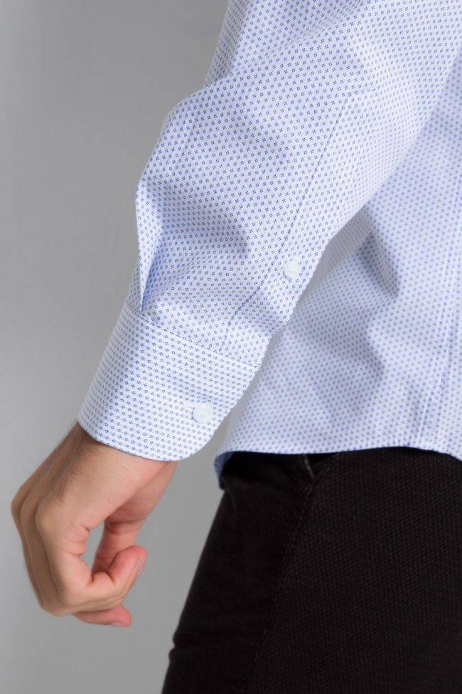 aplomb Hemd Herren Aplomb Classic Halb Unifarben 100% Baumwolle kragen Italienisch Lange Ärmel