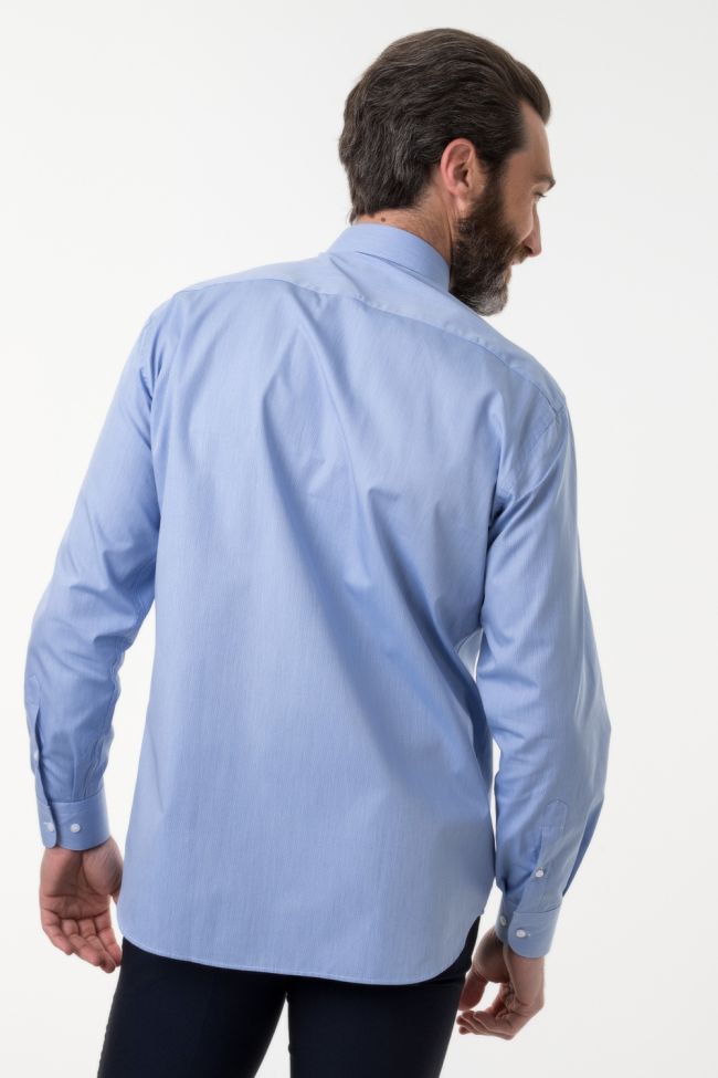 Aplomb Hemd Herren Aplomb Classic Karo 100% Baumwolle Kragen Italienisch Lange Ärmel