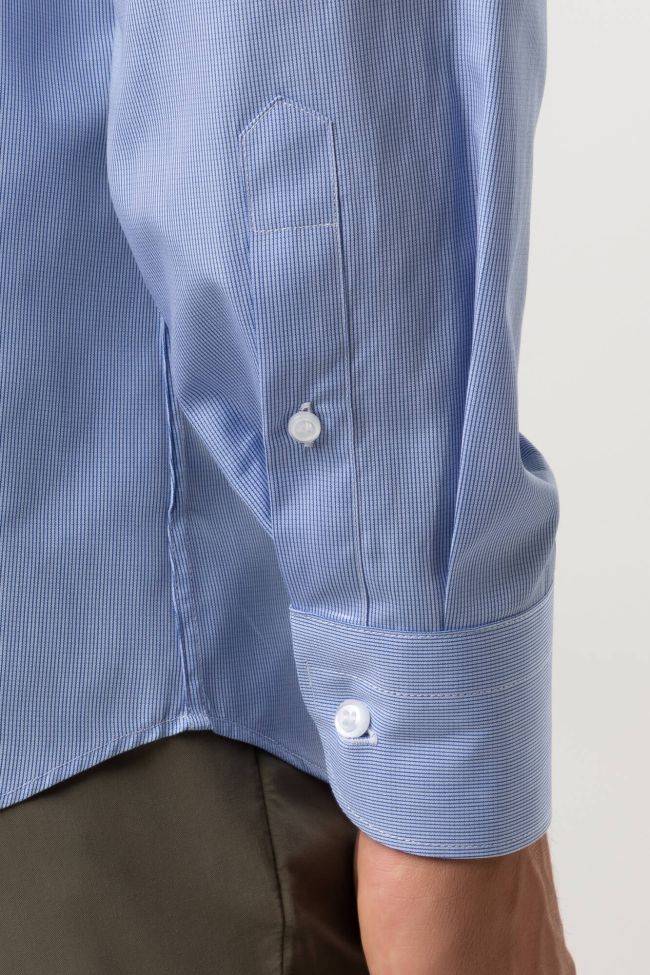 Aplomb Hemd Herren Aplomb Classic Karo 100% Baumwolle Kragen Button-Down Lange Ärmel