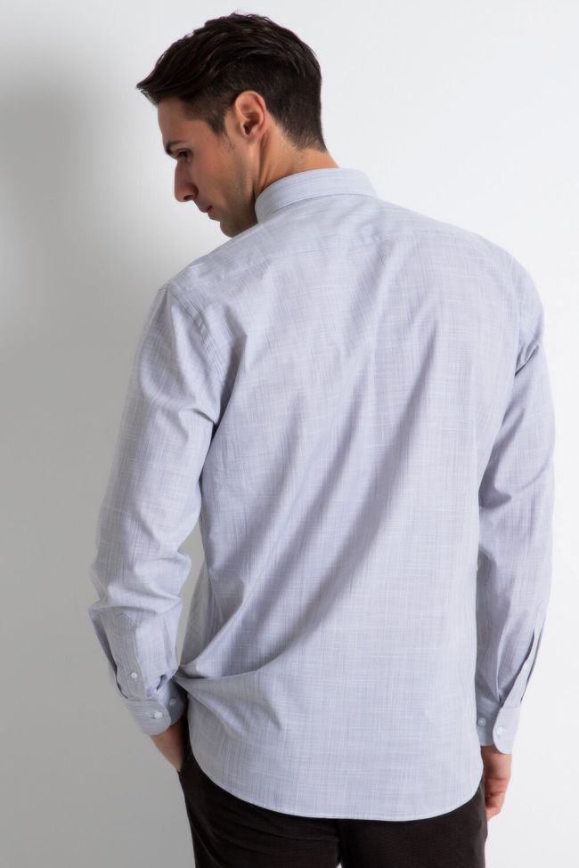 Aplomb Hemd Herren Aplomb Classic Streifen 100% Baumwolle Kragen Button-Down Lange Ärmel