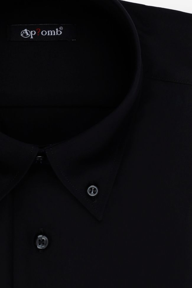 Aplomb Hemd Herren Aplomb Classic Streifen 100% Baumwolle Kragen Button-Down Lange Ärmel