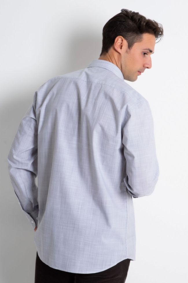 Aplomb Hemd Herren Aplomb Classic Streifen 100% Baumwolle Kragen Italienisch Lange Ärmel