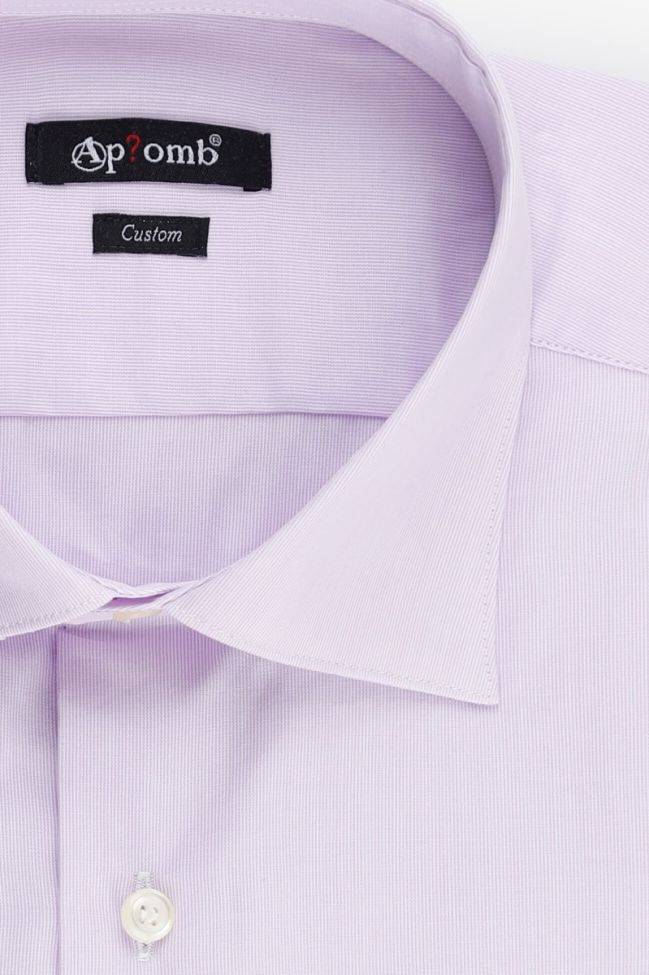 Aplomb Hemd Herren Aplomb Regular Einfarbig 100% Baumwolle Kragen Italienisch Lange Ärmel