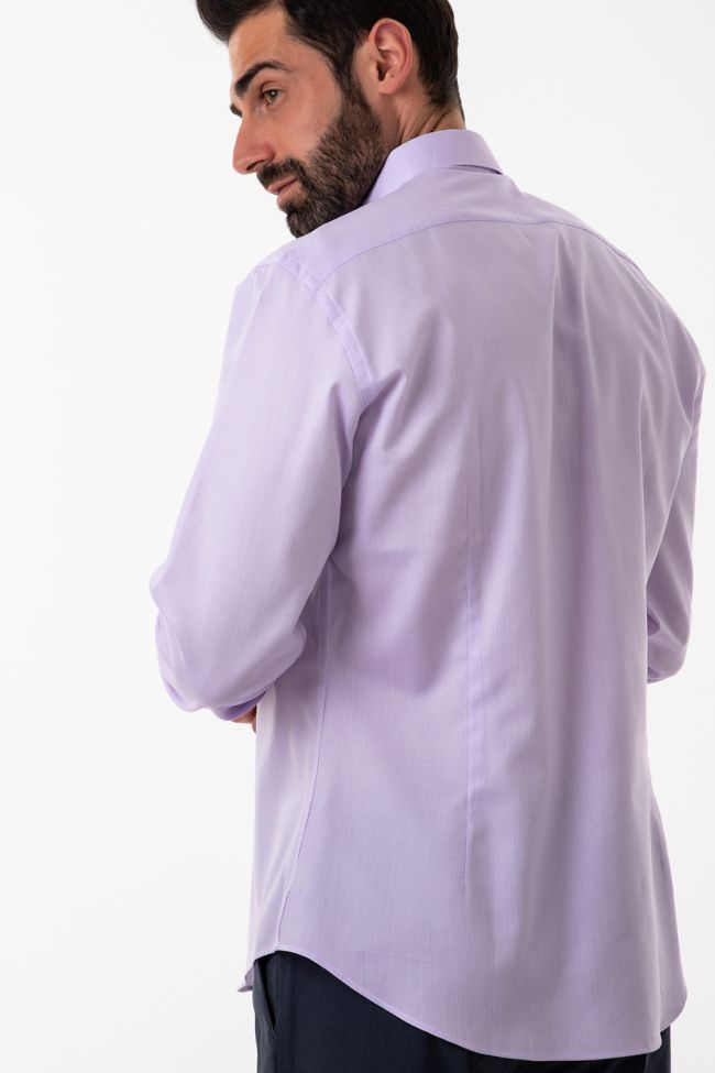 Aplomb Hemd Herren Aplomb Regular Einfarbig 100% Baumwolle Kragen Italienisch Lange Ärmel