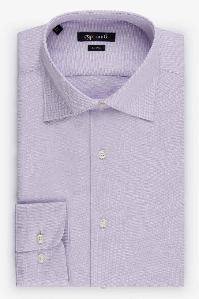 aplomb Hemd Herren Aplomb Regular Einfarbig 100% Baumwolle kragen Italienisch Lange Ärmel