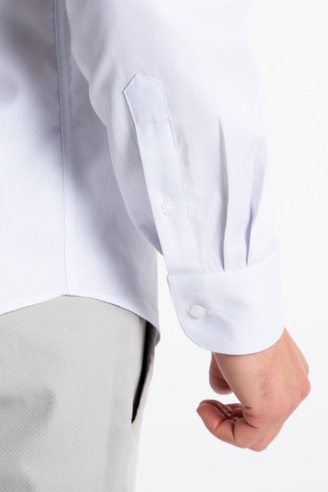 Aplomb Hemd Herren Aplomb Regular Einfarbig 100% Baumwolle Kragen Italienisch Lange Ärmel