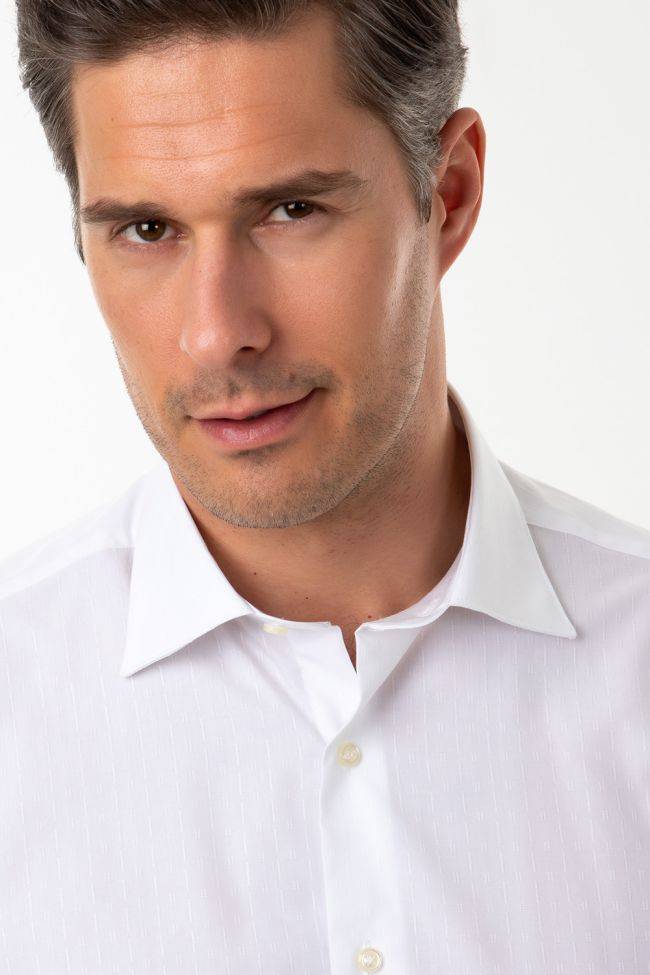 Aplomb Hemd Herren Aplomb Regular Einfarbig 100% Baumwolle Kragen Italienisch Lange Ärmel