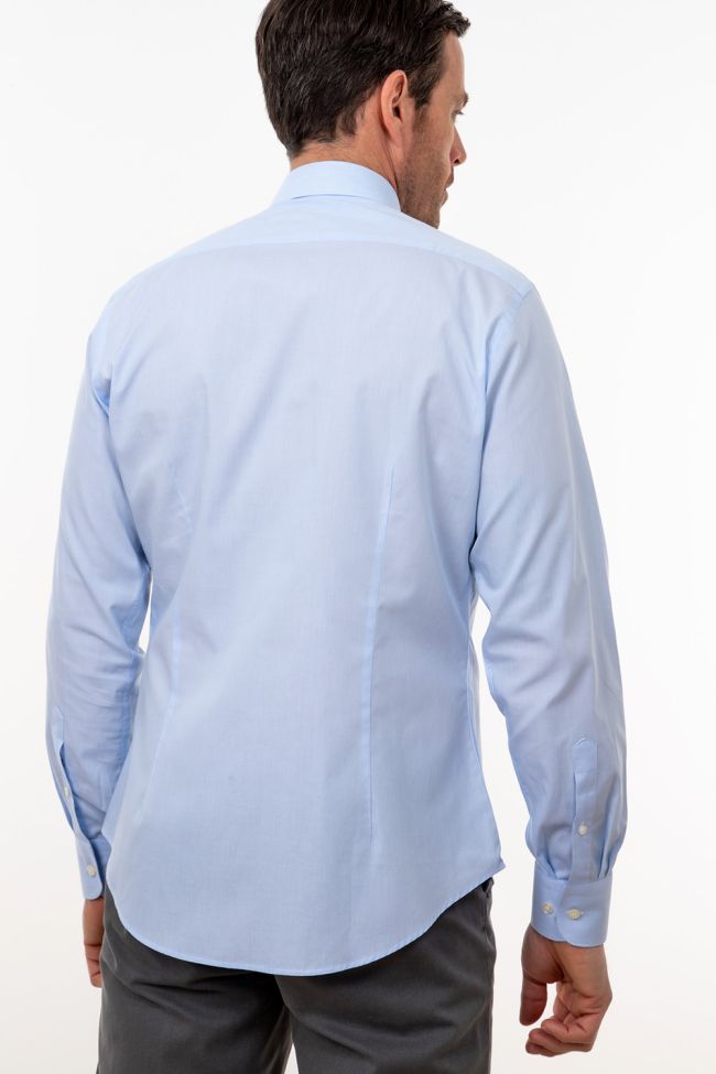 Aplomb Hemd Herren Aplomb Regular Einfarbig 100% Baumwolle Kragen Italienisch Lange Ärmel