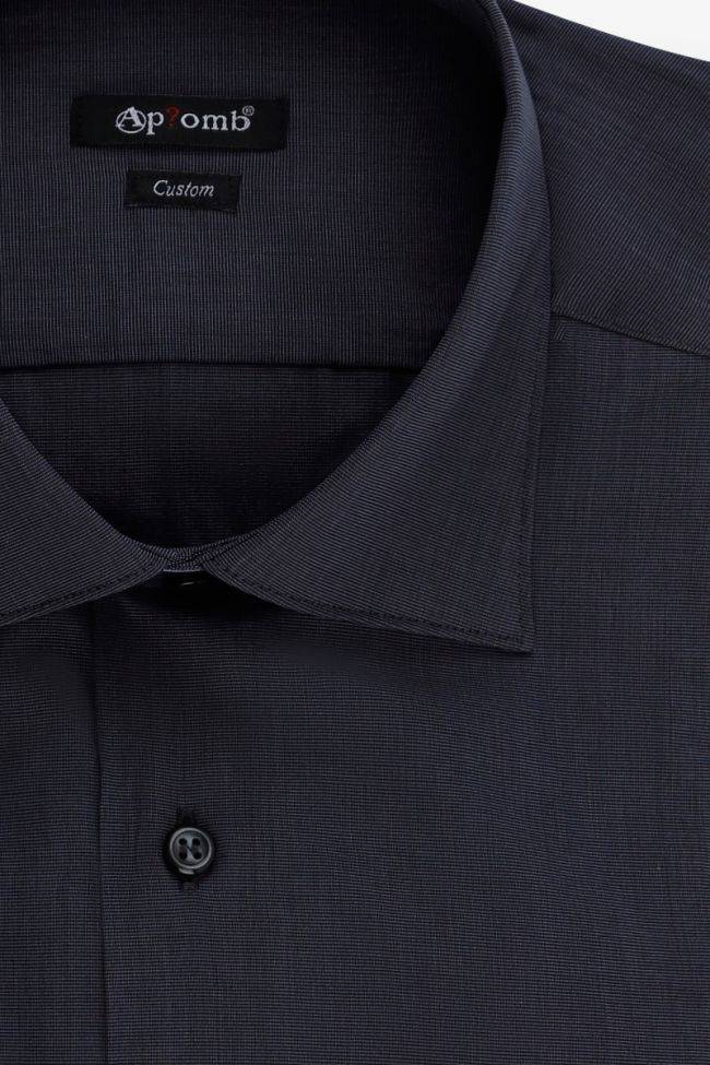 Aplomb Hemd Herren Aplomb Regular Einfarbig 100% Baumwolle Kragen Italienisch Lange Ärmel