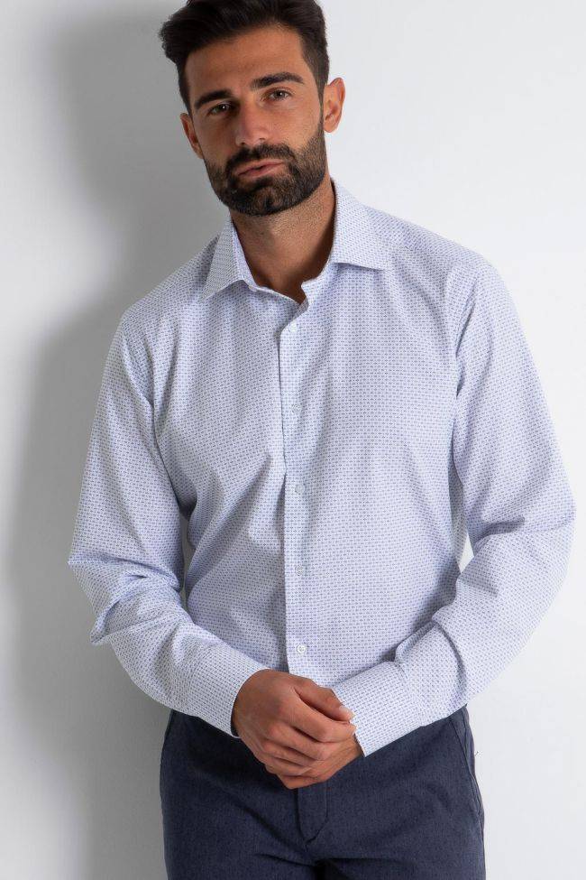 Aplomb Hemd Herren Aplomb Regular Halb Unifarben 100% Baumwolle Kragen Italienisch Lange Ärmel
