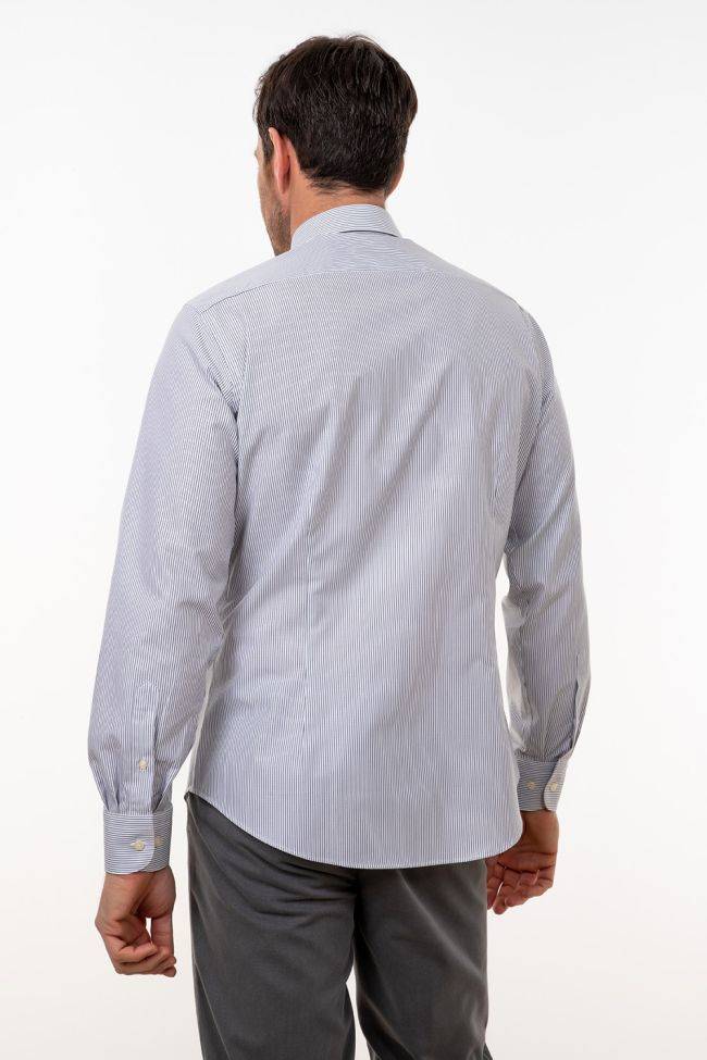 Aplomb Hemd Herren Aplomb Regular Streifen 100% Baumwolle Kragen Italienisch Lange Ärmel