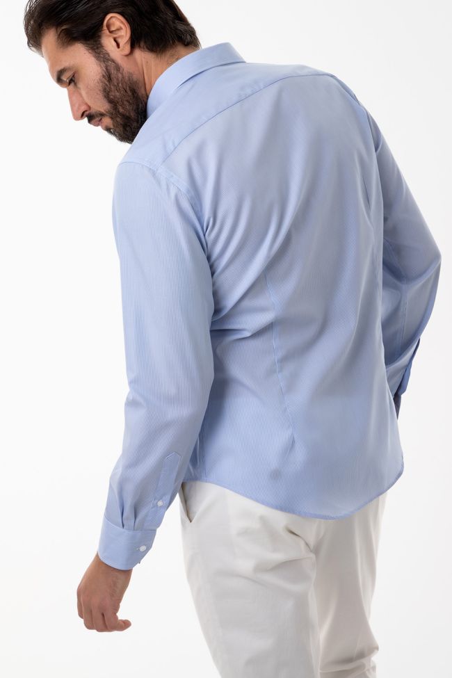 Aplomb Hemd Herren Aplomb Regular Streifen 100% Baumwolle Kragen Button-Down Lange Ärmel