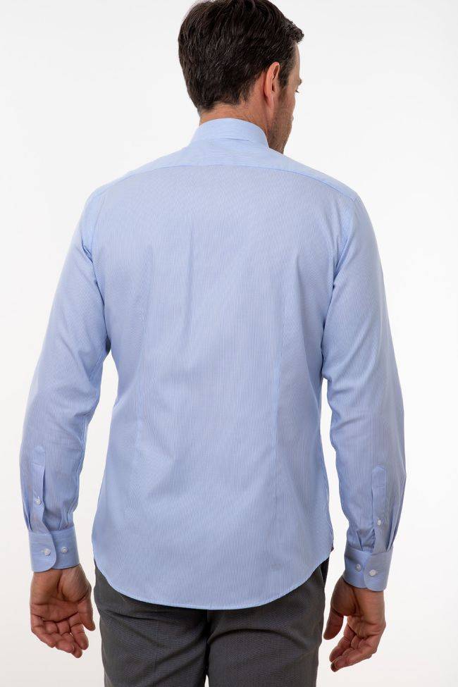 Aplomb Hemd Herren Aplomb Regular Streifen 100% Baumwolle Kragen Italienisch Lange Ärmel