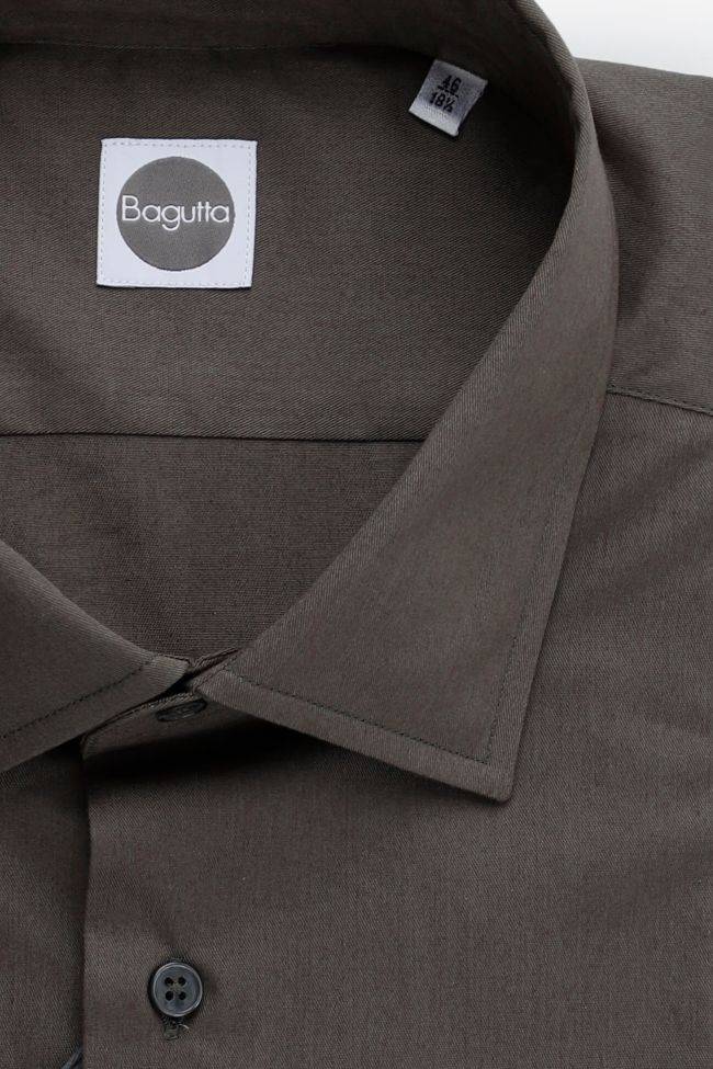 Bagutta Hemd Herren Bagutta Regular Einfarbig 100% Baumwolle Kragen Italienisch Lange Ärmel