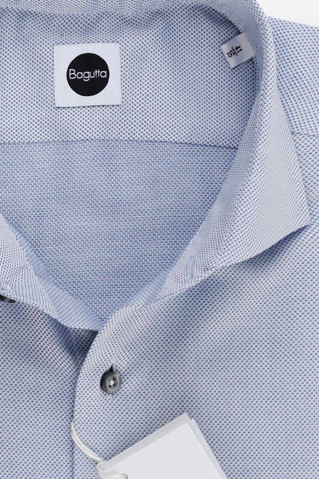 Bagutta Hemd Herren Bagutta Regular Halb Unifarben 100% Baumwolle Kragen Französisch Lange Ärmel