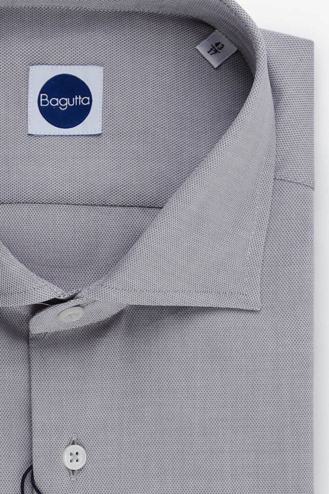 Bagutta Hemd Herren Bagutta Regular Halb Unifarben 100% Baumwolle Kragen Französisch Lange Ärmel