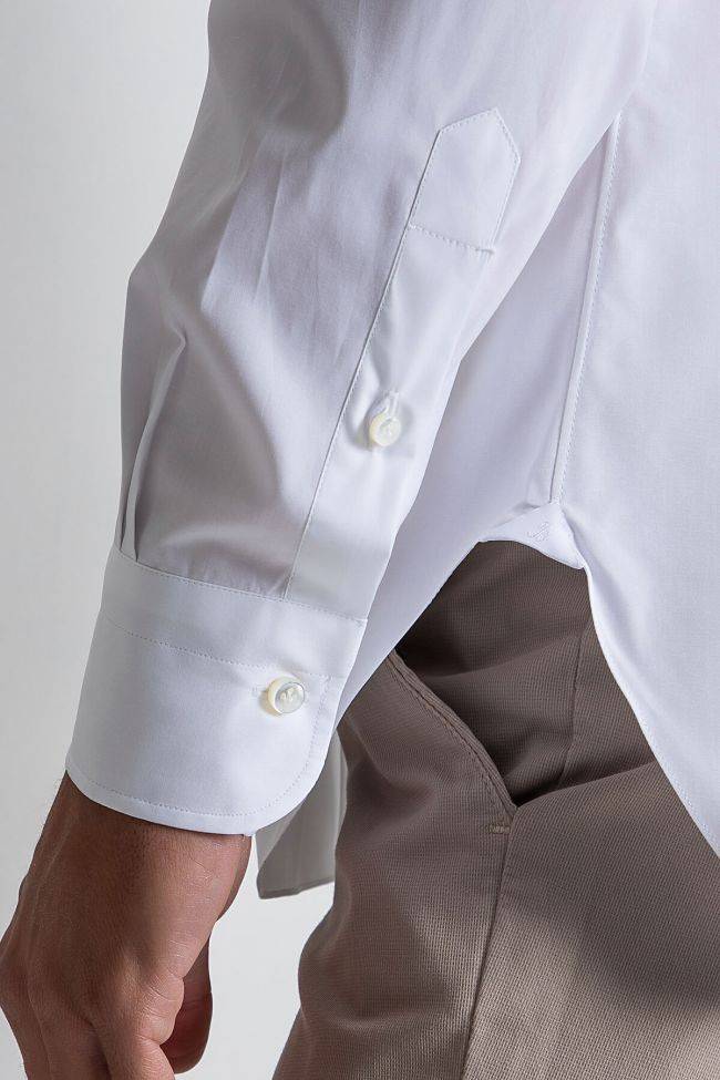 Barba Hemd Herren Barba Regular Einfarbig 100% Baumwolle Kragen Französisch Lange Ärmel