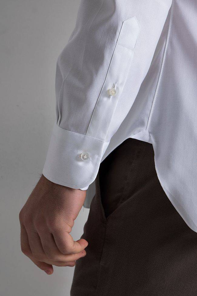 Barba Hemd Herren Barba Regular Einfarbig 100% Baumwolle Kragen Französisch Lange Ärmel