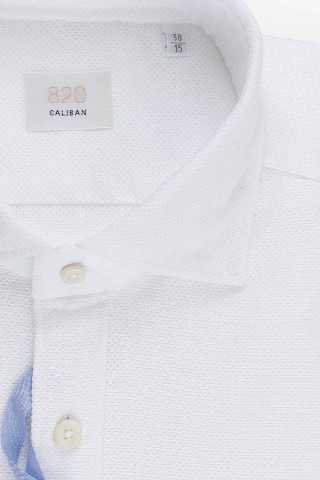 Caliban Hemd Herren Caliban Regular Halb Unifarben 100% Baumwolle Kragen Französisch Lange Ärmel