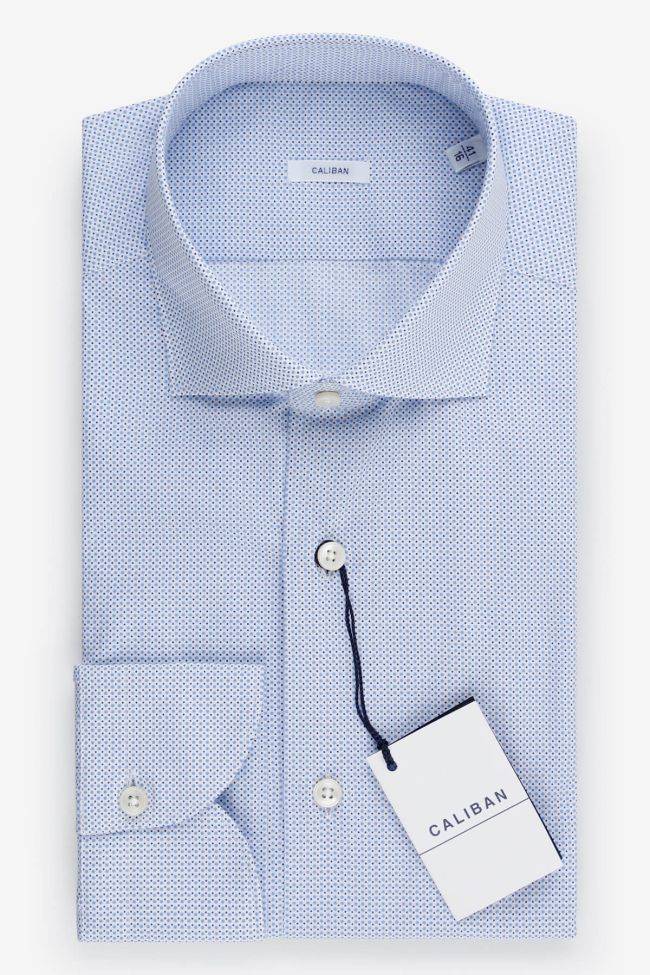caliban Hemd Herren Caliban Regular Halb Unifarben 100% Baumwolle kragen Französisch Lange Ärmel