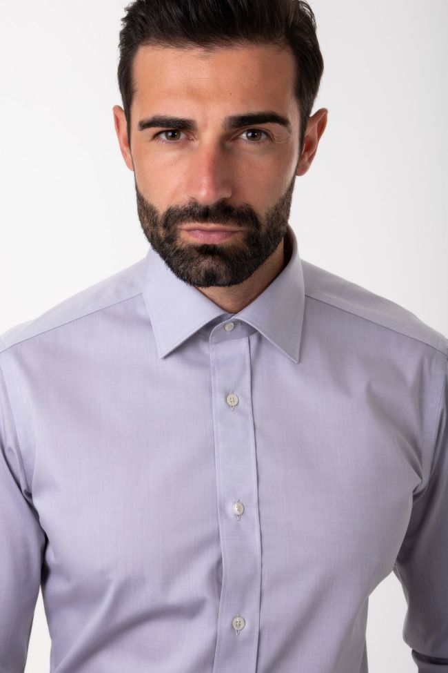 Caliban Hemd Herren Caliban Slim Bügelfreie Einfarbig 97% Baumwolle 3% Dow XLA Kragen Italienisch Lange Ärmel