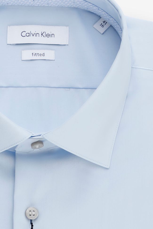 Calvin Klein Hemd Herren Calvin Klein Regular Einfarbig 100% Baumwolle Kragen Französisch Lange Ärmel