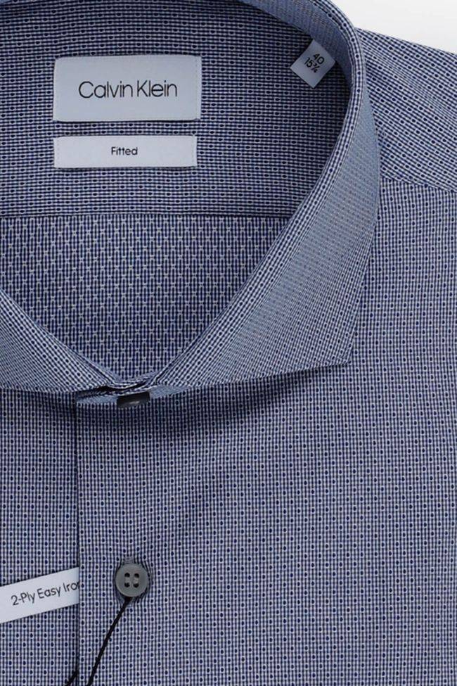 Calvin Klein Hemd Herren Calvin Klein Regular Halb Unifarben 100% Baumwolle Kragen Französisch Lange Ärmel