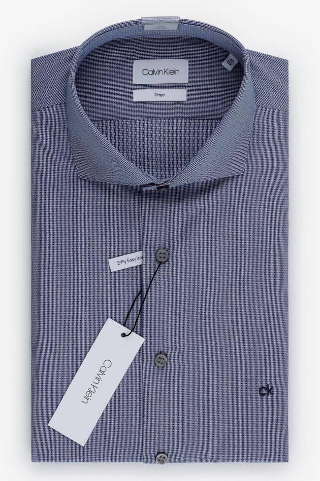 calvin klein Hemd Herren Calvin Klein Regular Halb Unifarben 100% Baumwolle kragen Französisch Lange Ärmel