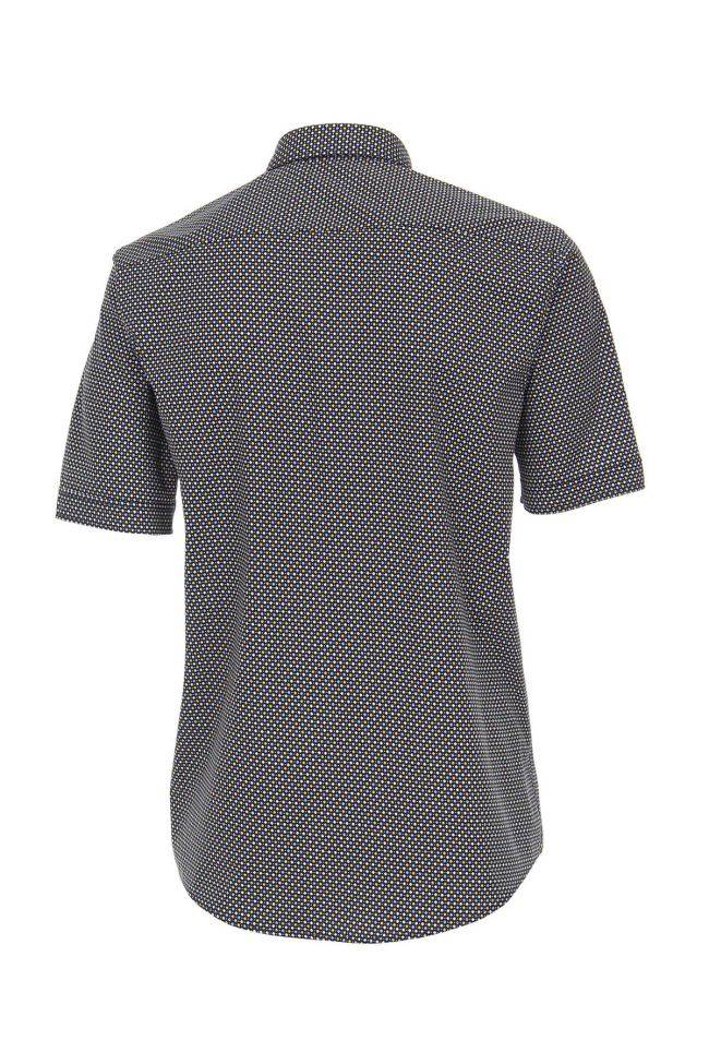 Casamoda Hemd Herren Casamoda Classic Muster Kragen Button-Down Kurze Ärmel